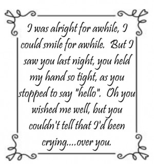 Roy Orbison - Crying -song lyrics, music lyrics, songs, music quotes ...