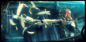 Lightning ff13 2 sword by rose1371999