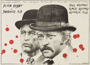 ... amazing posters from the film Butch Cassidy and the Sundance Kid