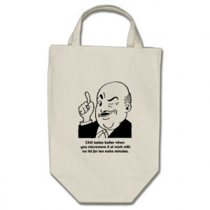 Cooking Chili - Funny Recipe Humor Quote Canvas Bag