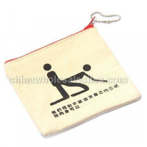 Personalized funny ridiculous quotes purse zipper bag sell flesh