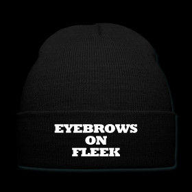 EYEBROWS ON FLEEK CUFFED BEANIE 2135