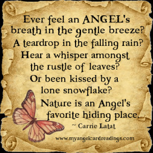 Guardian Angels Quotes Protection Ever feel an angel's breath in