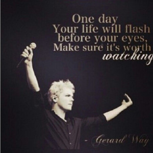 Gerard Way Quotes About Life Gerard way: 
