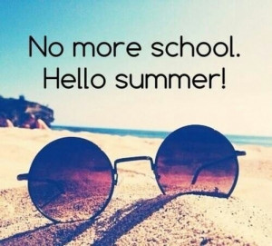 Goodbye school hello summer image