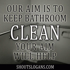 These clever Bathroom safety slogans and sayings tells us of safety ...