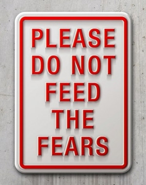 Please Do Not Feed The Fears ~ Fear Quote