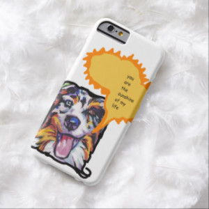 ... Shepherd Pop Art with funny dog quote Barely There iPhone 6 Case