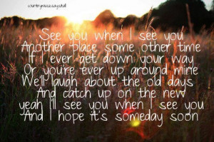 See You When I See You- Jason Aldean