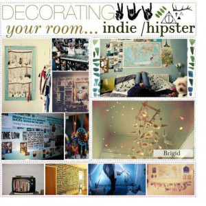 Indie/hipster styled rooms