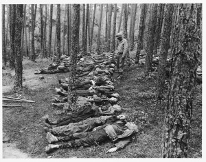 ... shot near Neunburg while on a death march. Germany, April 29, 1945