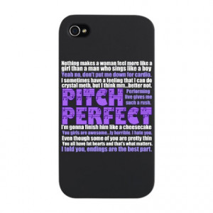 ... Gifts > Acapella Phone Cases > Pitch Perfect Quotes iPhone Snap Case