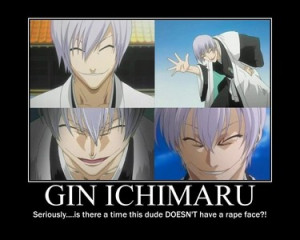 Gin Ichimaru from Bleach! Freakyyyy smile!