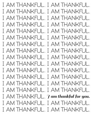 am thankful free printable, quotes, thanksgiving decor