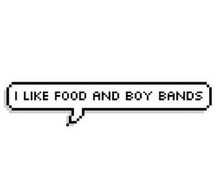 Png Tumblr Text boy bands boys food png