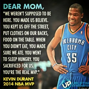Kevin Durant Quotes Hard Work Kevin durant 2014 nba mvp