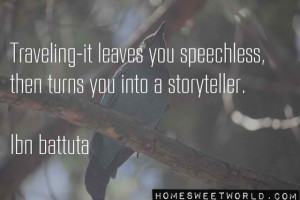 Explore, travel... Become a storyteller