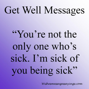Funny Get Well Soon Cards Messages