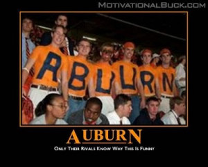 Spelling is obviously not a prerequisite for attending Auburn ...