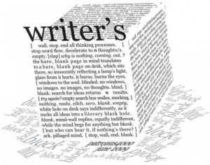 Writer’s Block? Don’t ~ Won’t ~ Can’t