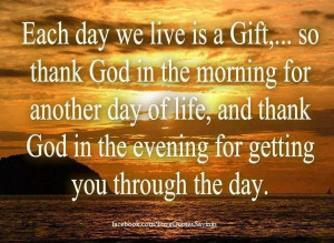 Good Morning Thank You God Quotes