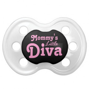 funny_mommys_little_diva_girls_baby_pacifier ...