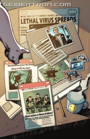 Transformers News: IDW The X-Files: Conspiracy #1 Preview