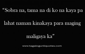 Break Up Love Quotes Tagalog