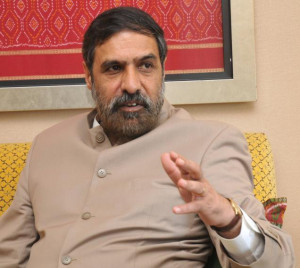 Anand Sharma, Union Minister for Commerce and Industry.