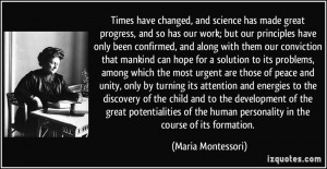 Human Personality In The Course Of Its Formation Maria Montessori