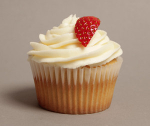 Strawberry Cupcakes With