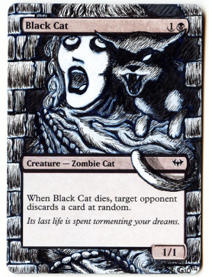 Edgar Allan Poe The Black Cat Quotes The black cat by edgar allan