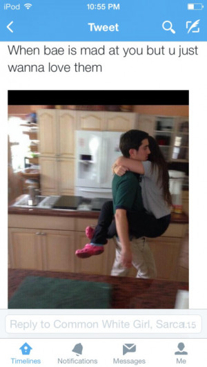 He’s mad at you because you’re wearing crocs