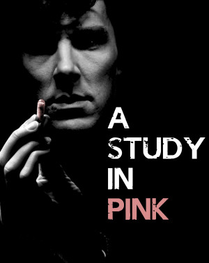 Sherlock BBC Poster: A Study in Pink by BradyMajor