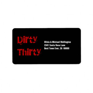 Dirty 30 Birthday Quotes http://kootation.com/dirty-thirty-black-red ...