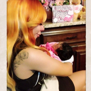 Recently, R&B singer Monica released a first photo of her new baby ...