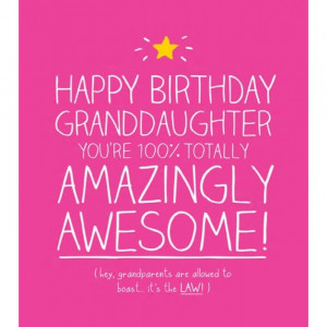 Granddaughter Birthday Cards
