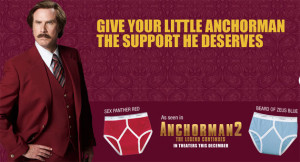 Anchorman 2 Has Its Own Line Of Ron Burgundy Underwear