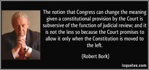 The notion that Congress can change the meaning given a constitutional ...