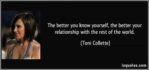 The better you know yourself, the better your relationship with the ...