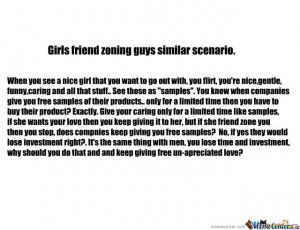 Girls Friend Zoning.