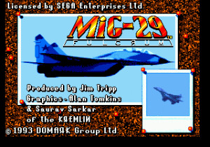 Mig-29 Fighter Pilot (USA) Title Screen