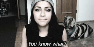 andrea russett #my gif #literal same i just #justin bieber #she's so ...