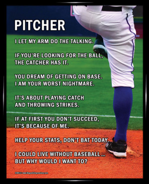 ... pitcher quotes source http imgarcade com 1 baseball catcher sayings