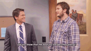 parks and recreation soulmates andy dwyer chris pratt nutrition