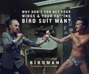 ... Michael Keaton Edward Norton Alejandro Gonzalez Inarritu film quote