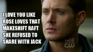 AND YOU GUYS WENT BACK TO BEING DEAN AND I WAS IN CASTIEL AGAIN AND ...