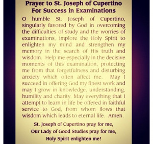 great prayer for test anxiety.. I say it before every exam!