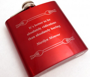 Engraved Flask Quotes