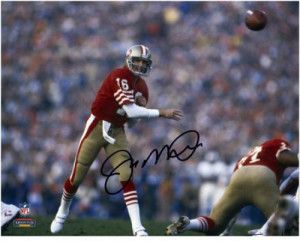 Joe Montana San Francisco 49ers Autographed 8